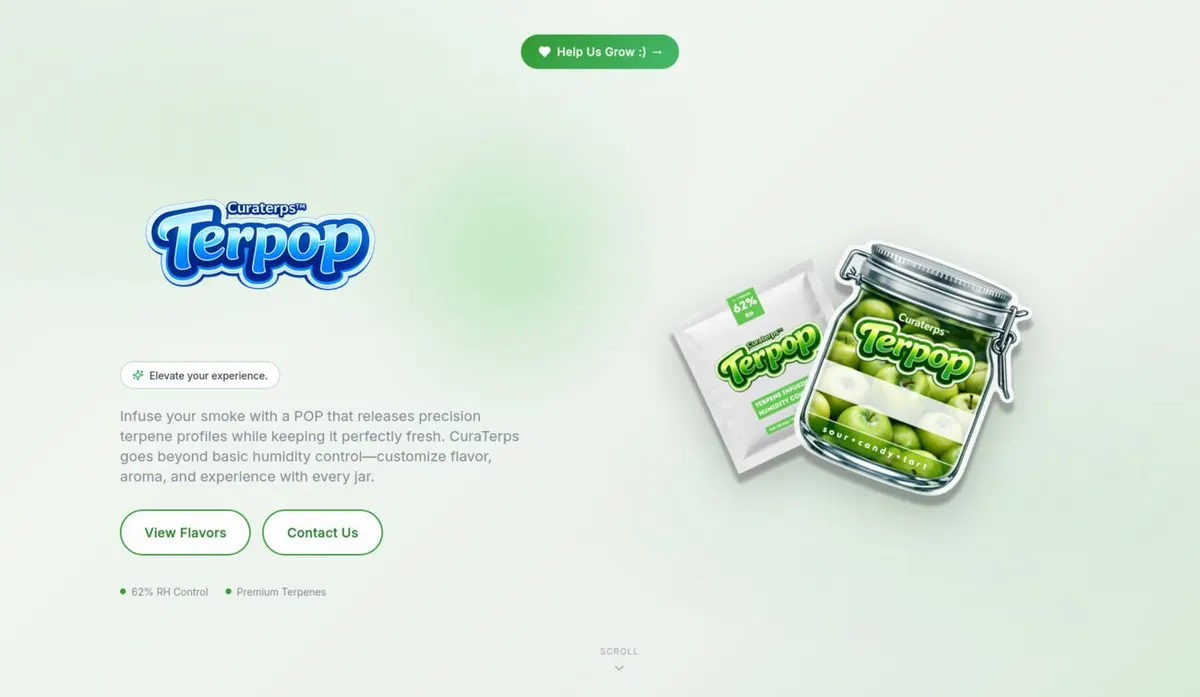 CuraTerps — TerPOP website